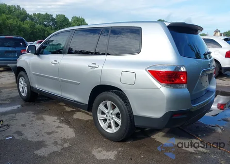 2012 Toyota Highlander Base V6 из США, поврежденный, VIN 5TDZK3EH1CS071789